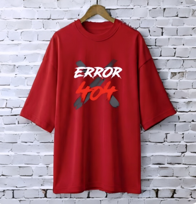 Printed drop shoulder t-shirt