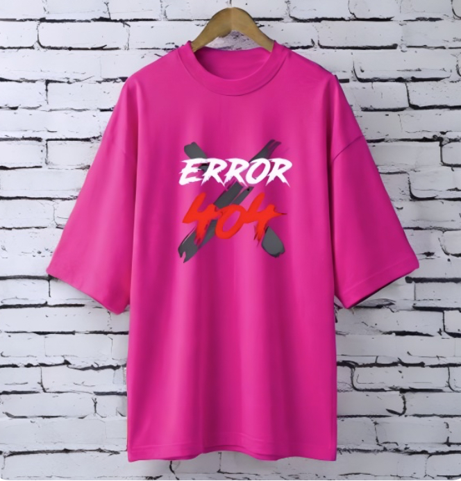 Printed drop shoulder t-shirt