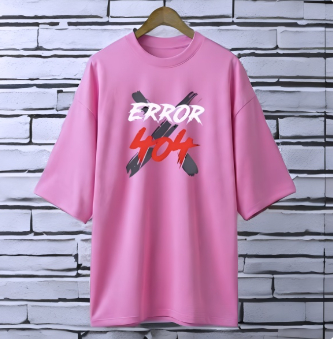 Printed drop shoulder t-shirt