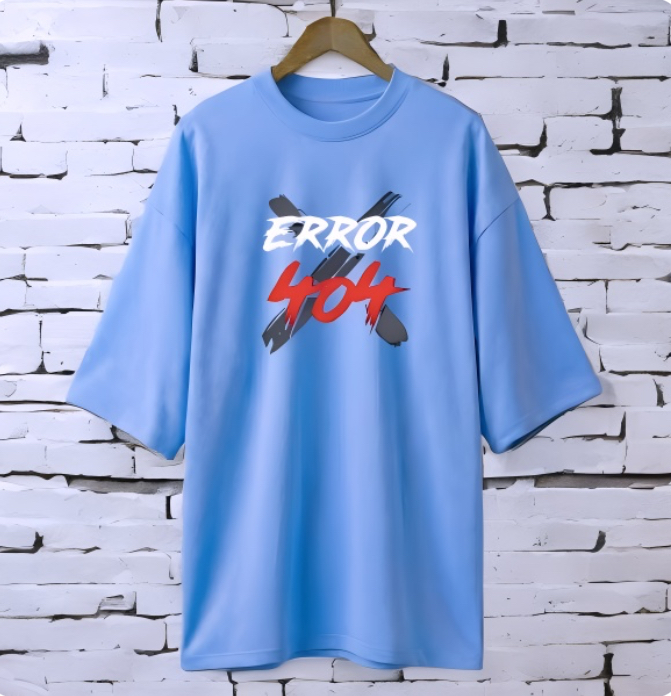 Printed drop shoulder t-shirt