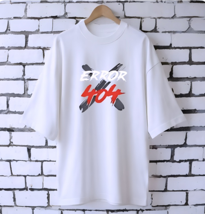Printed drop shoulder t-shirt