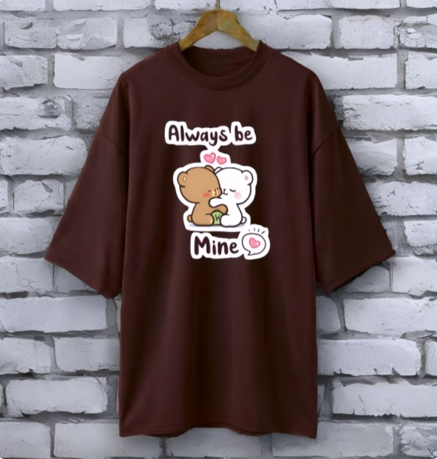 Always be mine Coffee Drop Shoulder