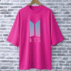 Printed drop shoulder t-shirt