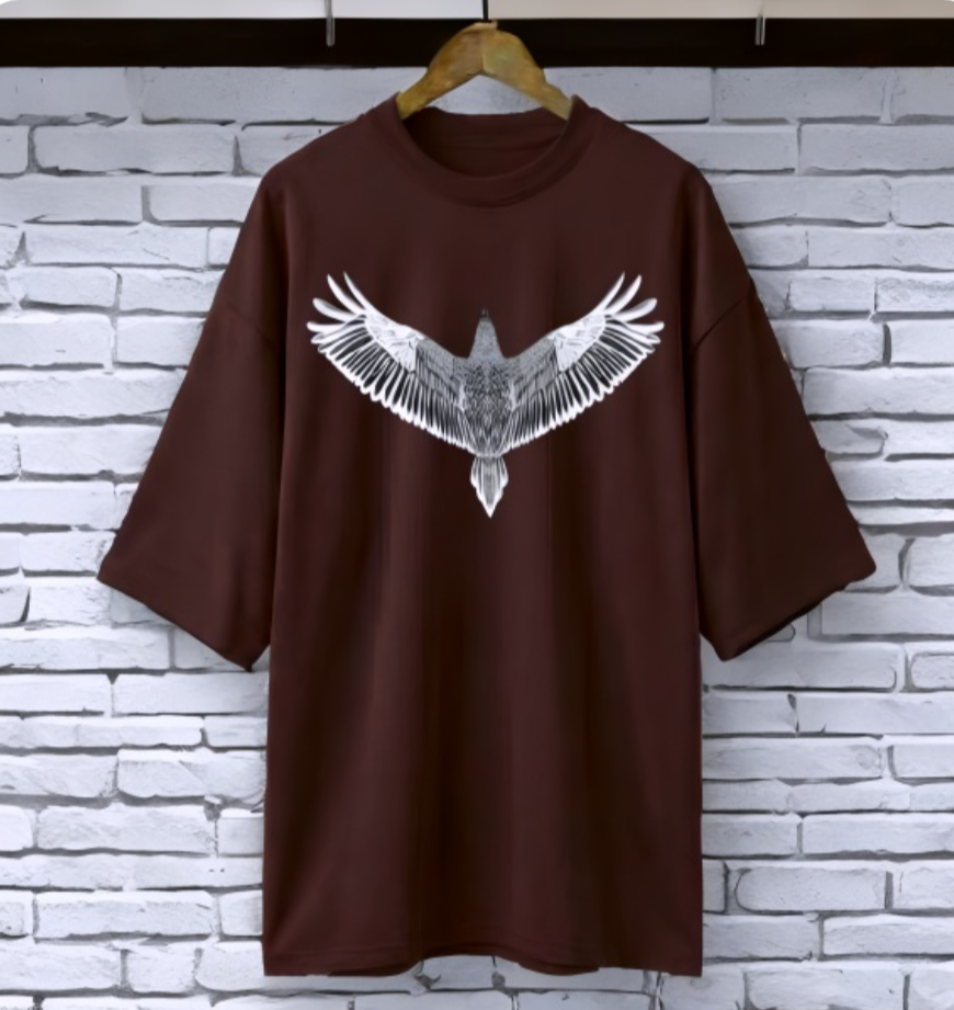 Bird Coffee Drop Shoulder