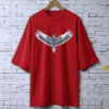 Printed drop shoulder t-shirt