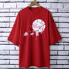 Printed drop shoulder t-shirt