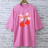 Printed drop shoulder t-shirt