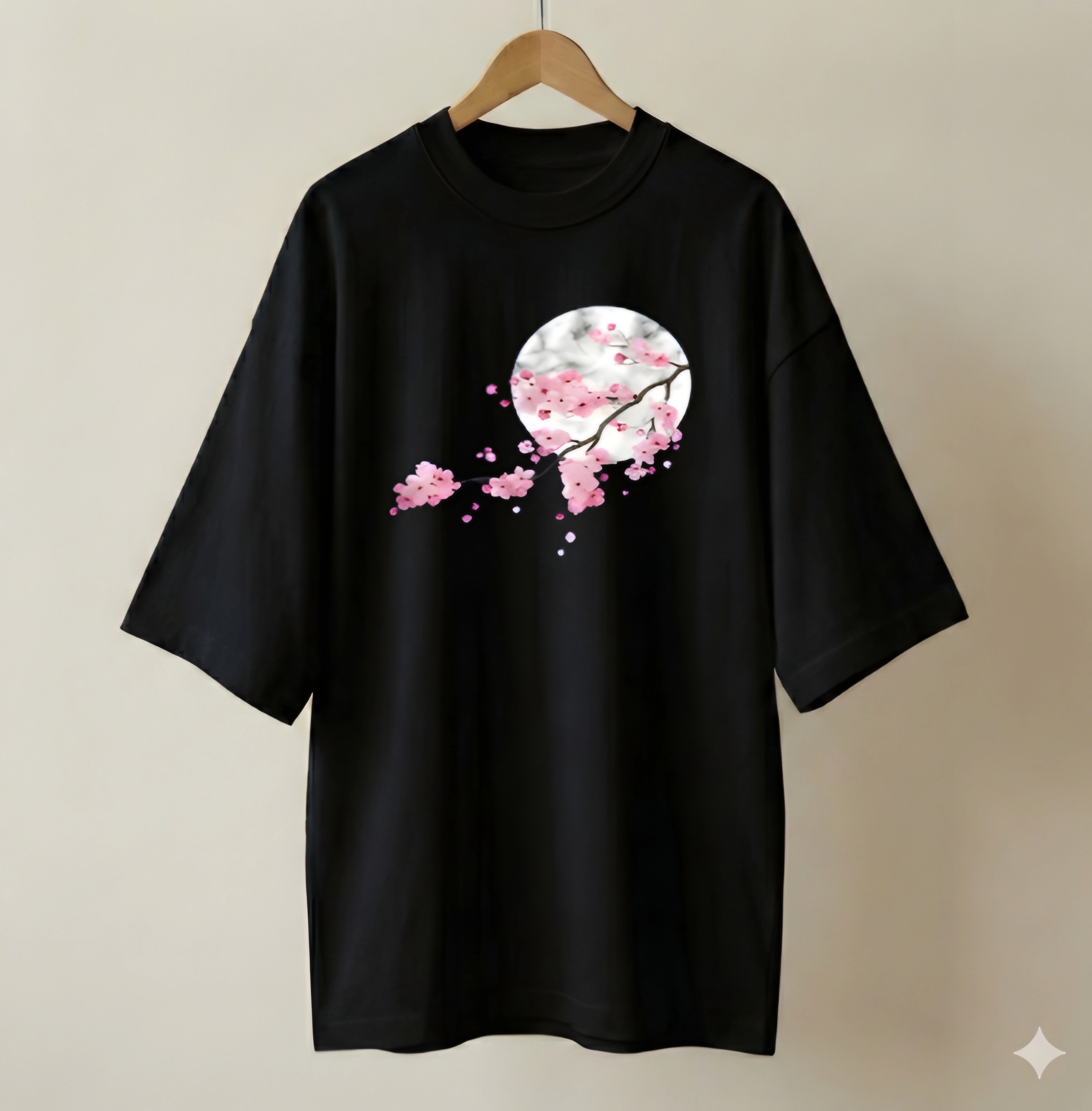 CherryMoon black drop shoulder