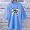 Printed drop shoulder t-shirt