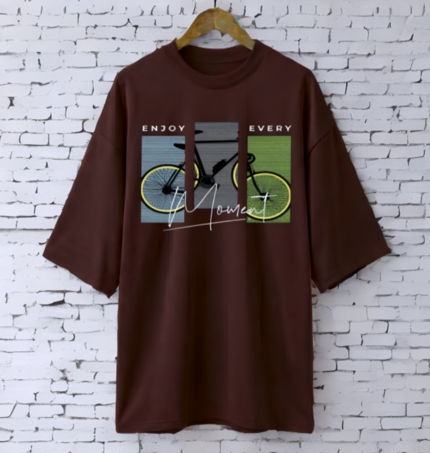 Enjoy every moment Coffee Drop Shoulder