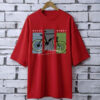 Printed drop shoulder t-shirt
