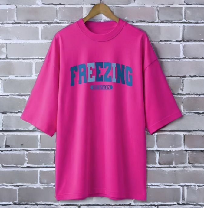 Printed drop shoulder t-shirt