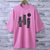 Printed drop shoulder t-shirt