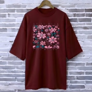 Printed drop shoulder t-shirt