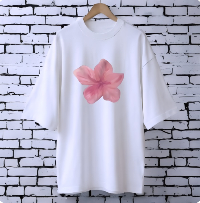 Joba WHITE drop shoulder Printed drop shoulder t-shirt