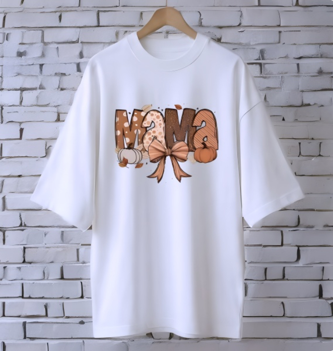 Printed drop shoulder t-shirt