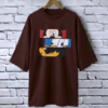 Printed drop shoulder t-shirt