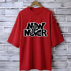 Printed drop shoulder t-shirt