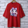 Printed drop shoulder t-shirt