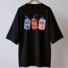 Soda Drinks black drop shoulder Printed drop shoulder t-shirt