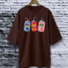 Soda drinks Coffee Drop Shoulder Printed drop shoulder t-shirt