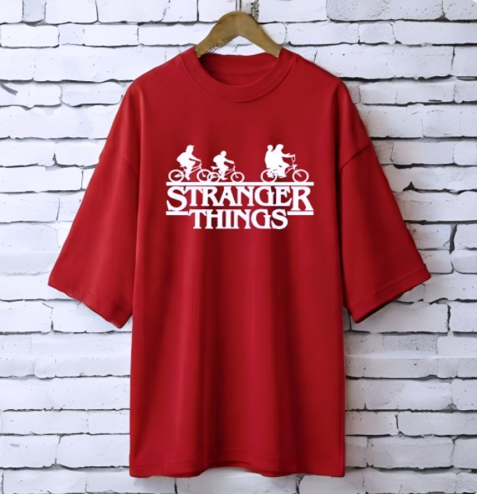 Printed drop shoulder t-shirt