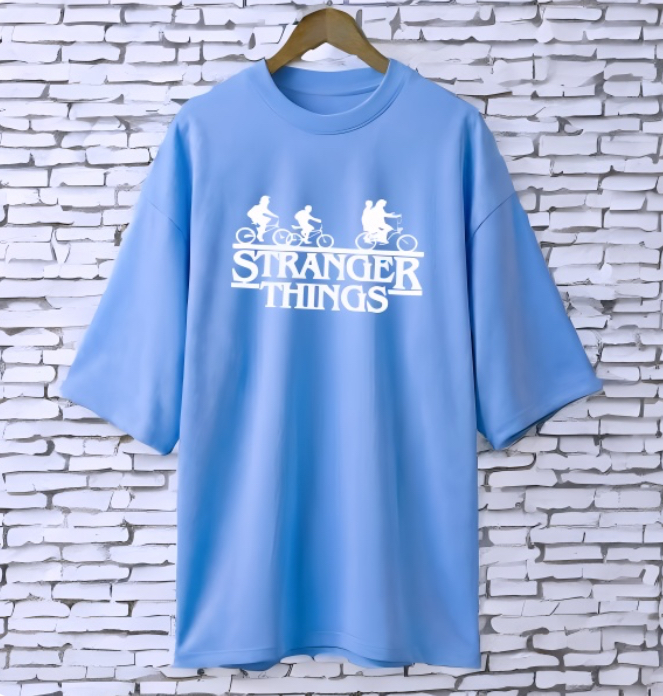 Printed drop shoulder t-shirt