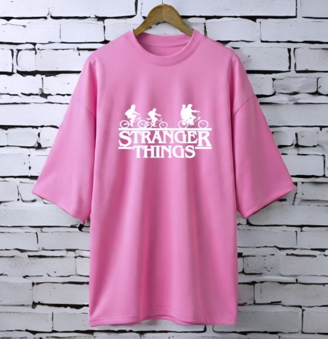 Printed drop shoulder t-shirt