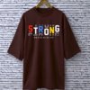 Printed drop shoulder t-shirt