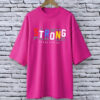 Printed drop shoulder t-shirt