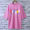 Printed drop shoulder t-shirt