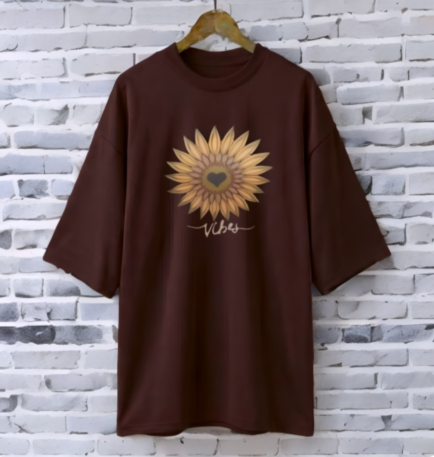 Vibes Coffee Drop Shoulder