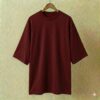 Solid Color Drop Shoulder