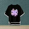 Self love black Drop shoulder Sleeve cut design drop shoulder with print