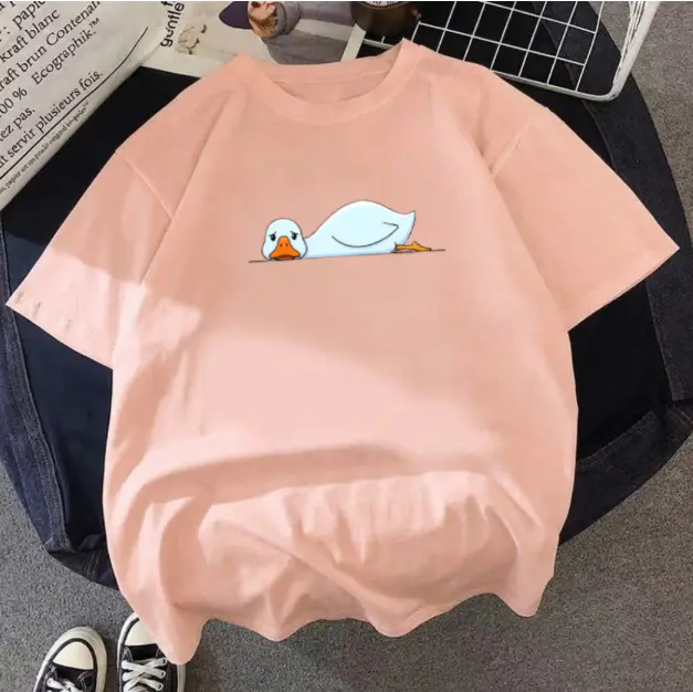 Printed drop shoulder t-shirt