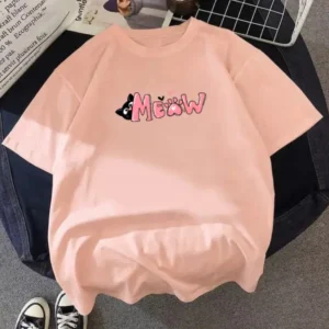 Printed drop shoulder t-shirt